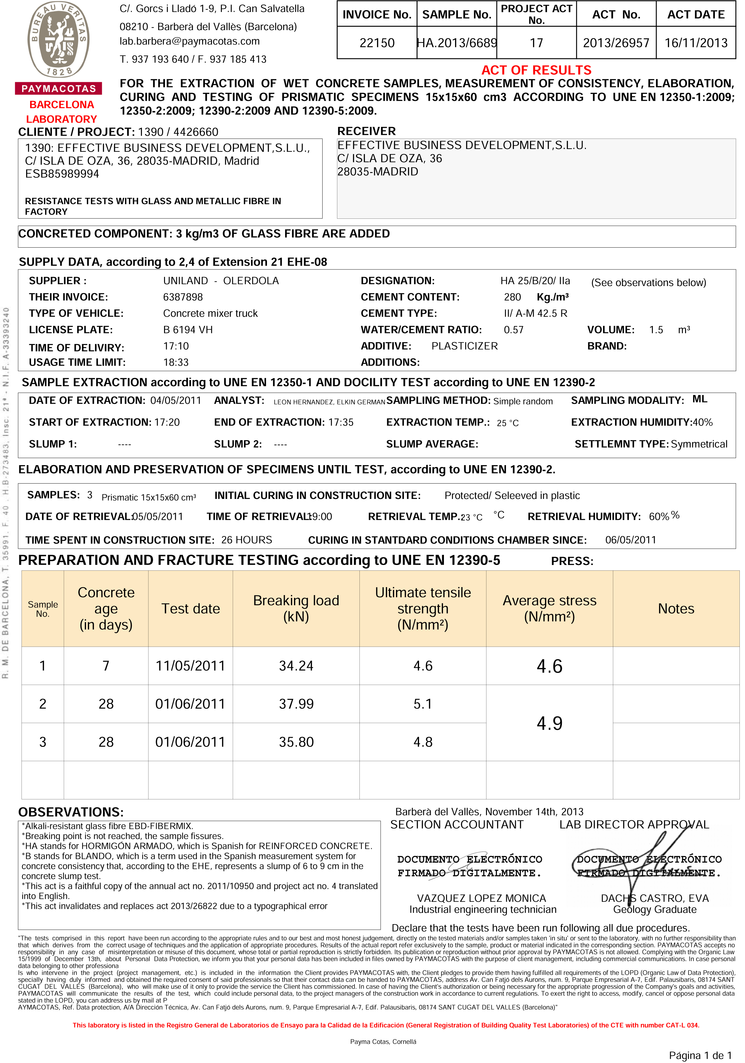 Acta num.17 de la obra num. 5976 Codigo de muestra HA.2013-HA (A